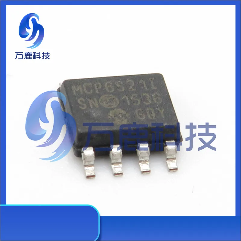 Mcp6S21-I/Sn 1-Chan 12 Mhz Spi Pga Soic-8