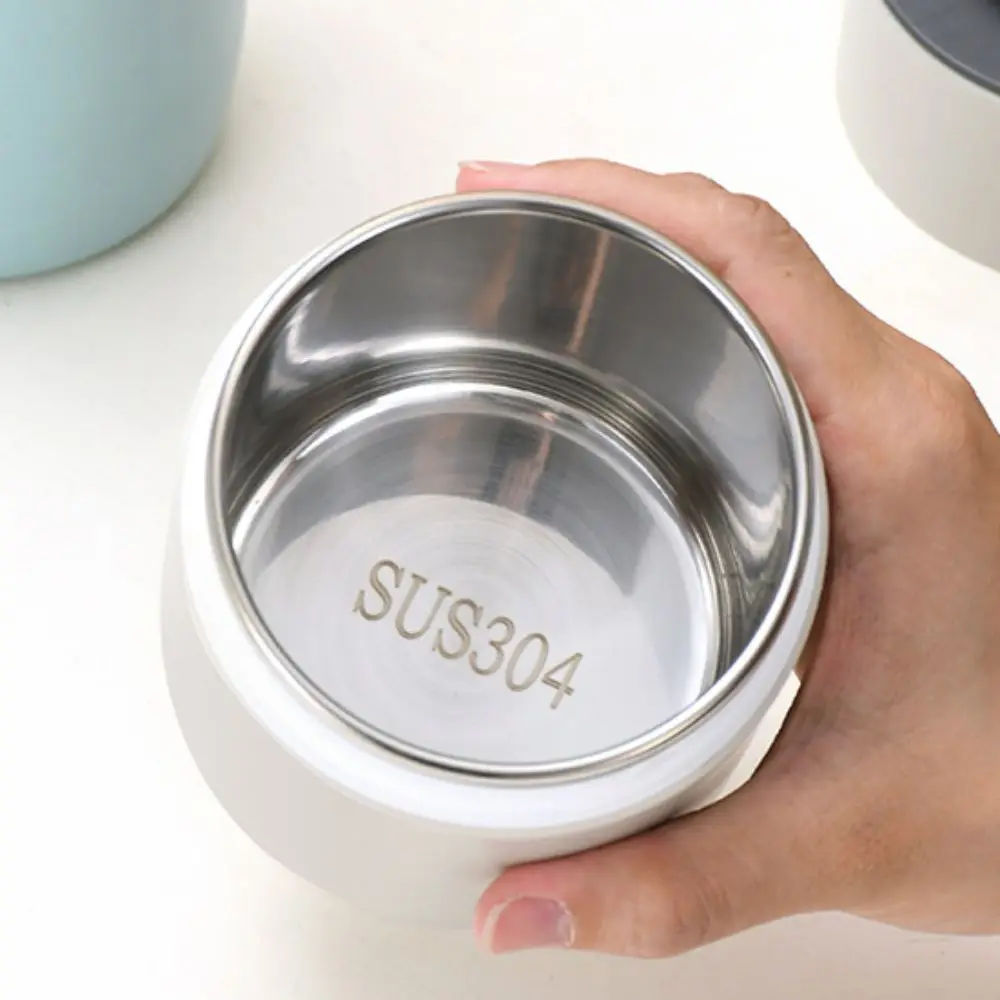 

Removable Liner Insulated Breakfast Cup with Spoon Double Layer Insulated Soup Cup Leakproof Sealed Thermal Food Container