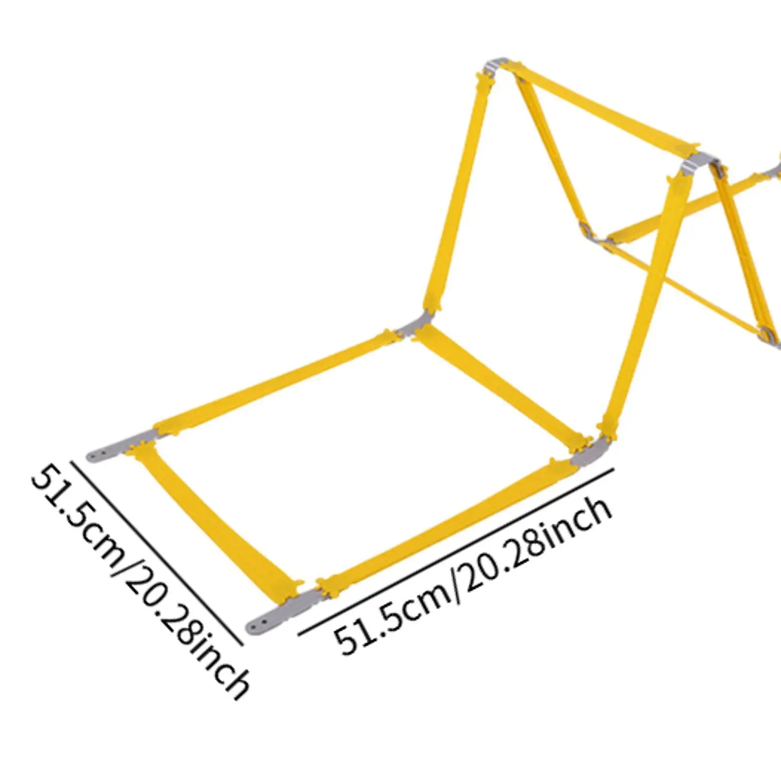 アジリティラダー 多目的 ポータブル 折りたたみ式 調節可能 サッカー スピードラダー