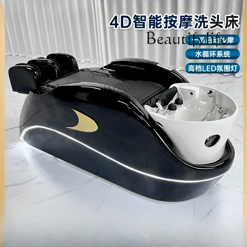 Automatic Intelligent Massage Shampoo Bed Hair Salon Dedicated Electric Hair Salon Multi-Functional Head Therapy Bed