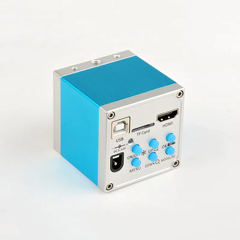 HDMI USB Full HD 16MP Industrial Camera Microscope Digital Electronic Eyepiece 1080P Video Cross Line TF Card Storage