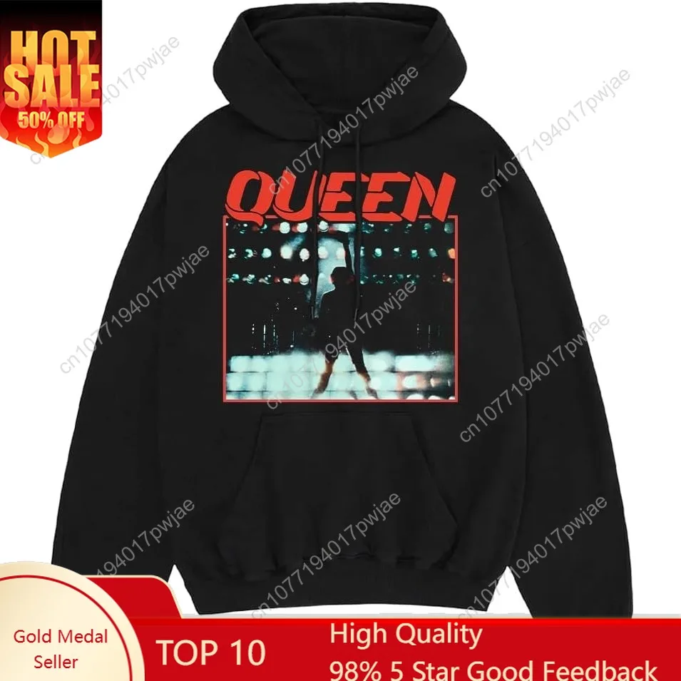 

Queen unisex-adult Official Merch Solo Profile Hoodie