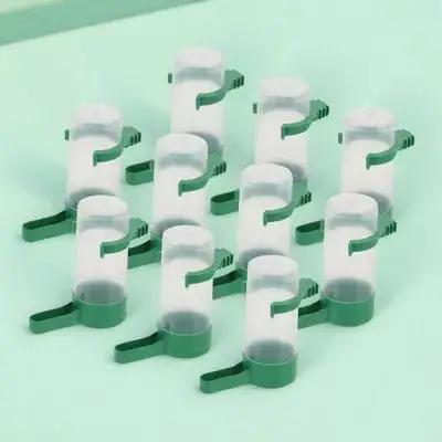 

10pcs Automatic Bird Feeder For Parrots Cage Accessories Pet Bird Waterer Self Drinker Pigeon Supplies Drinking Bowl Pet Doves