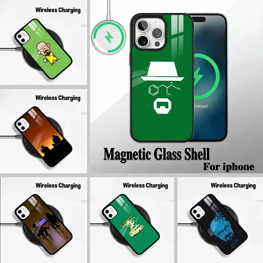 

B-Break-ing -Bad TV Phone Case For IPhone17 16 15 14 13 12 11 Pro Max 16/15/14Plus Wireless Charger Cover Funda