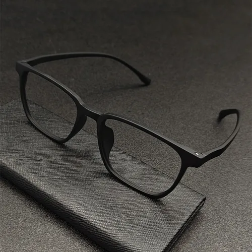 Imagen 2 del producto Gafas de lectura cuadradas ultraligeras para hombre, lentes fotocromáticas graduadas ópticas, a la moda, para ocio, TR-90, 0-+ 600