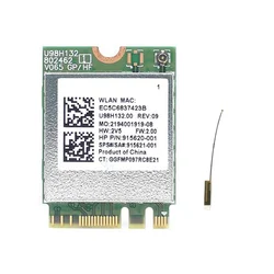 RTL8821CE 802.11AC 1X1 Wi-Fi+BT 4.2 Combo Adapter Card SPS 915621-001 Wireless Netowrk Card for Hp ProBook 450 G5 Series