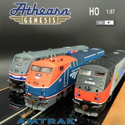 ATHEARN Train Model HO Type 1/87 P42DC Diesel Locomotive AMTRAK 50th Anniversary DC/DCC Optional Rail Car Toy