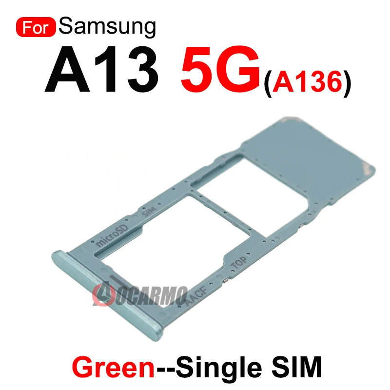 Tarjeta SIM para Samsung Galaxy A13 4G 5G A136 A135F MicroSD bandeja de tarjeta Sim soporte de ranura piezas de repuesto