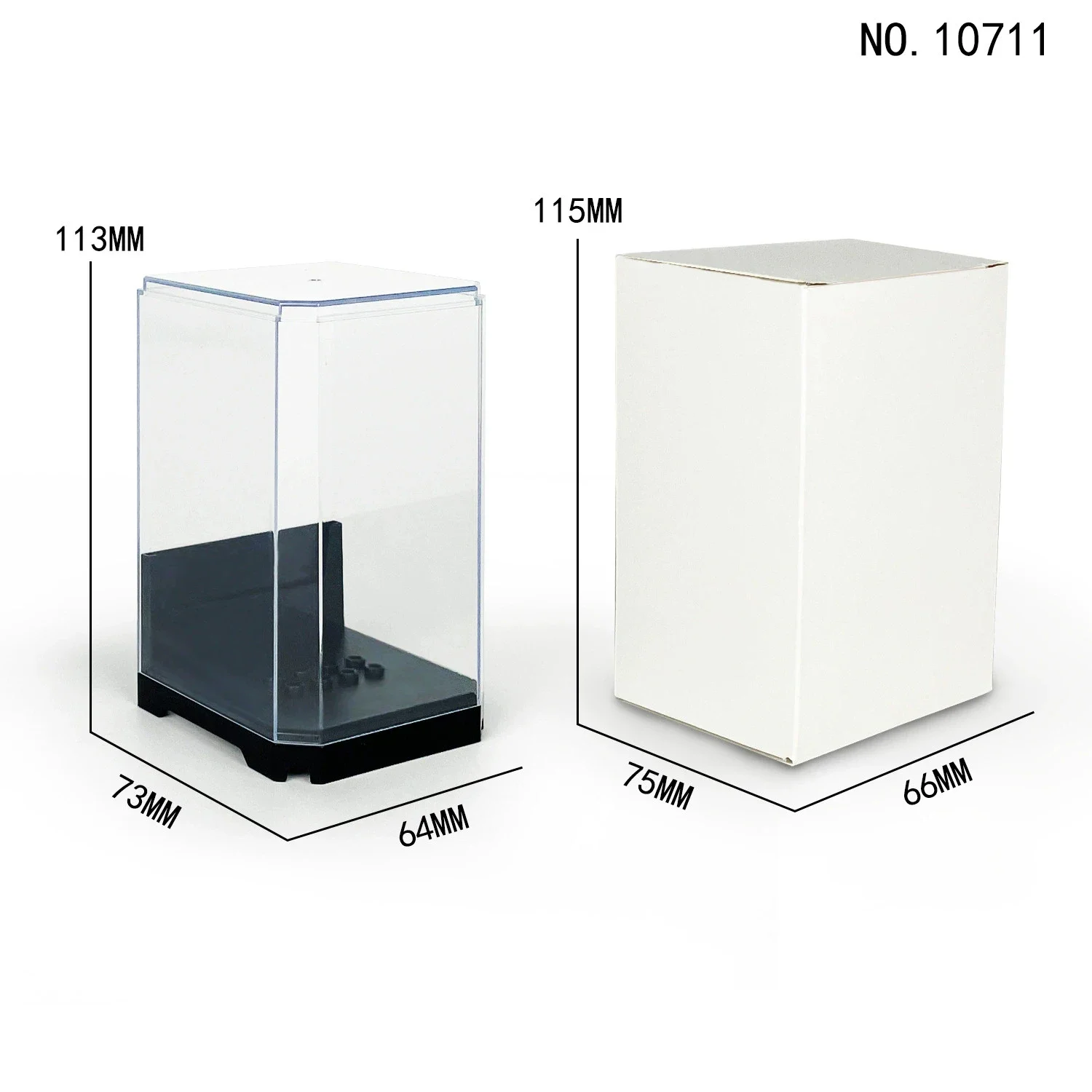 Transparent Display Rack Showcase Wall Element Bricks Toys MOC Ornament DIY City Scene Building Blocks Compatible With LEGO