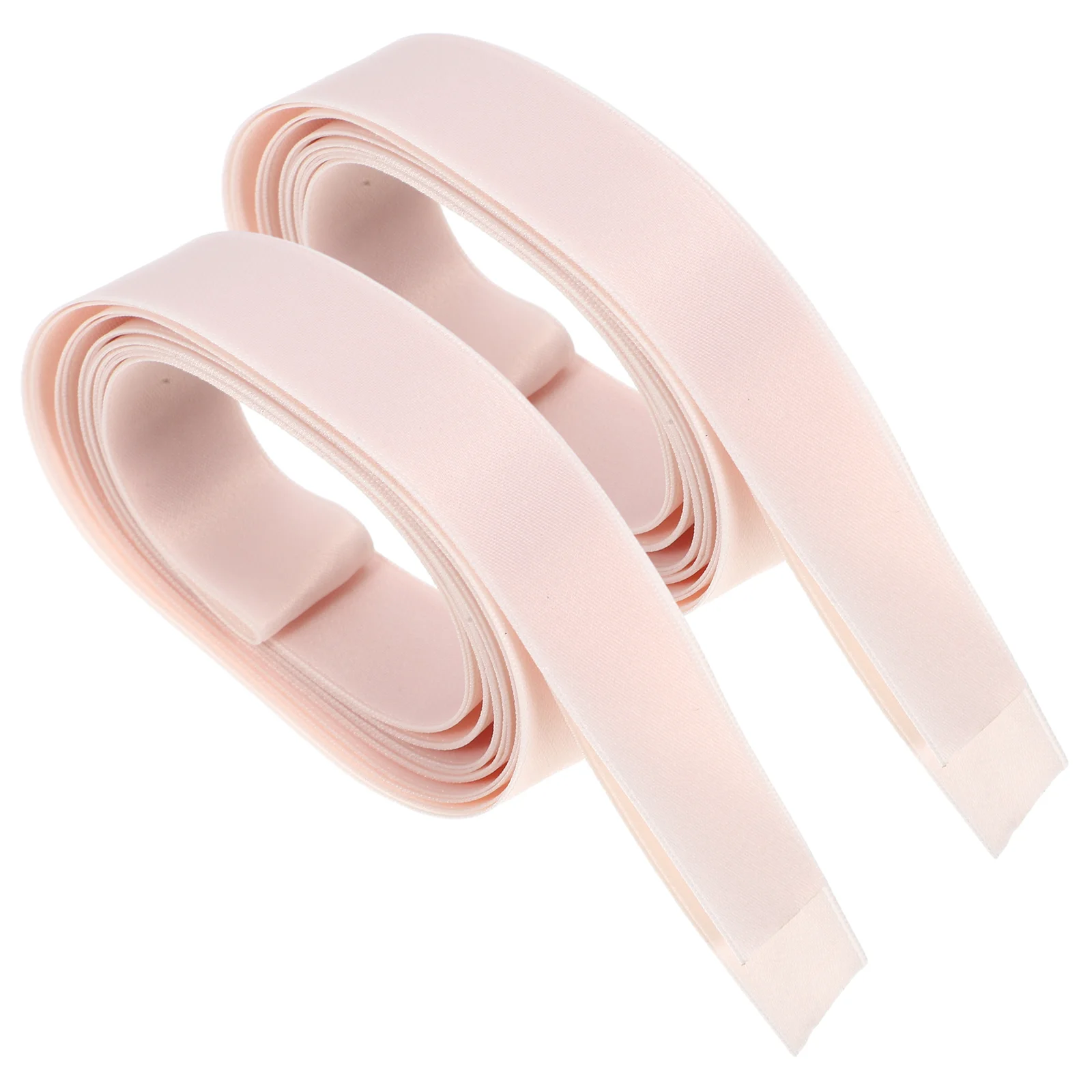 2 Rolls Pointe Shoes Dance Shoelaces Ribbons for Women Girls Flat Dancing Show Supplies Pointed Miss Woman Pink