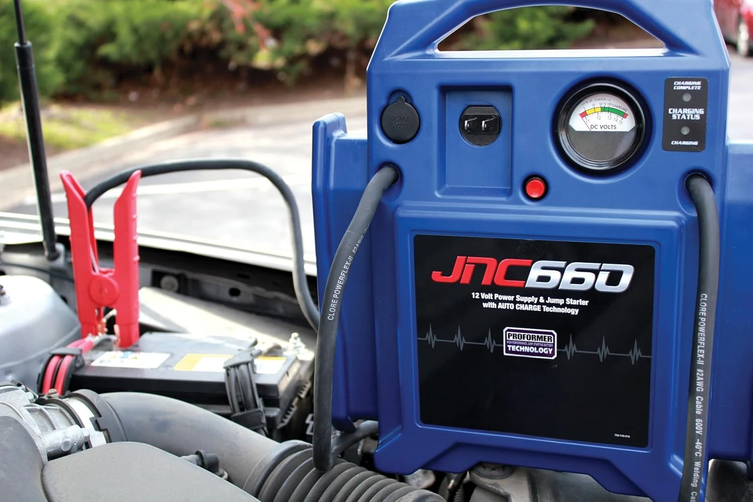 Jump-N-Carry JNC660 1700 Peak Amp 12 Volt Jump Starter , Blue