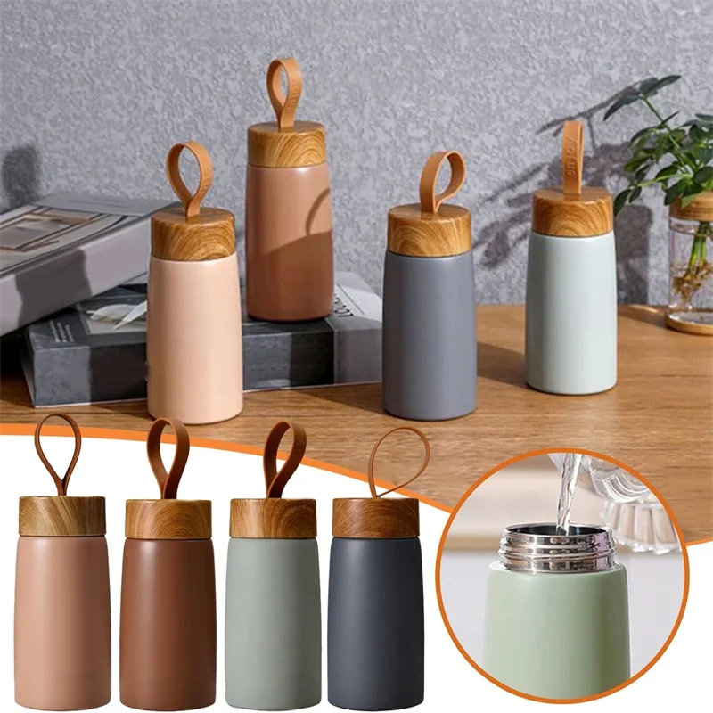 Isolierte Kaffeetasse aus Edelstahl 304, Wasser-Thermoskanne, Isolierflasche, Mini-Wasserflasche,
