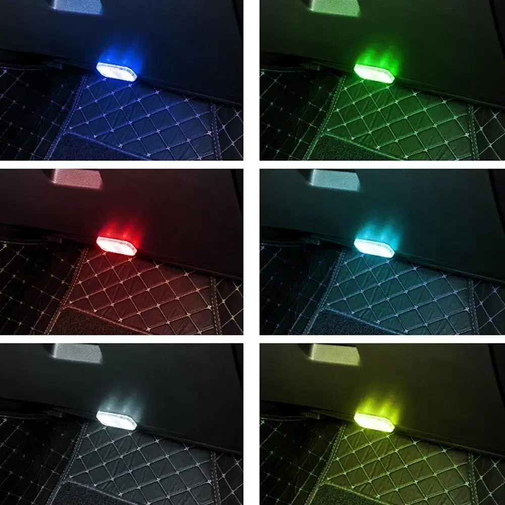 Mini Car Interior Light Wireless Led Lights Ambient Lamp Chargeable Night Reading Roof Ceiling Light USB Charging 5V