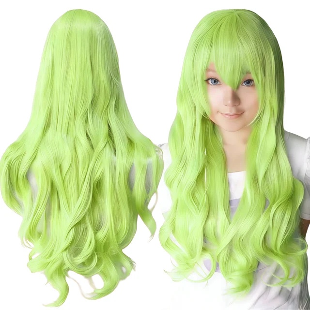 Synthetic Bright Pink Cosplay Wig Lolita Hair Curly Hitori Gotoh Anime Wig Hairpiece Yuno Gasai Halloween Costume Wig 6