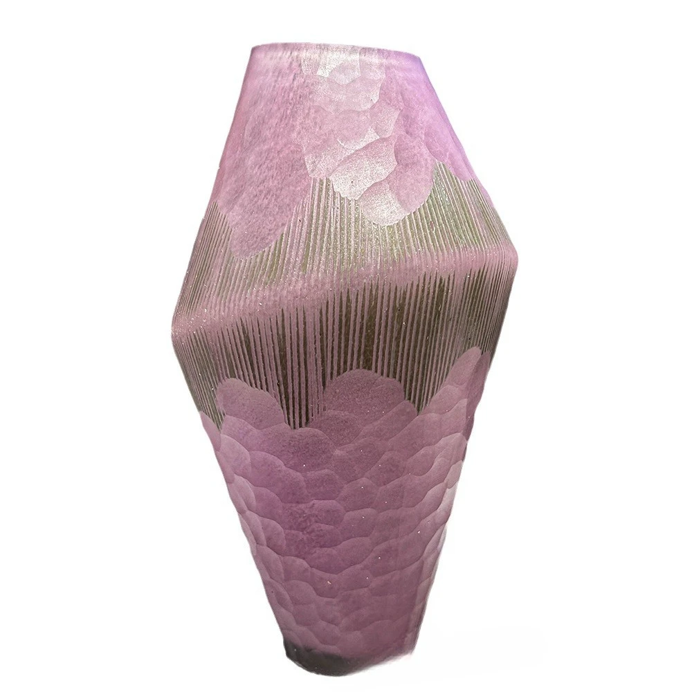 Inventory LiquiLight luxury high-end pink flower bottle dining table  ornament model room flower arrangement decorative