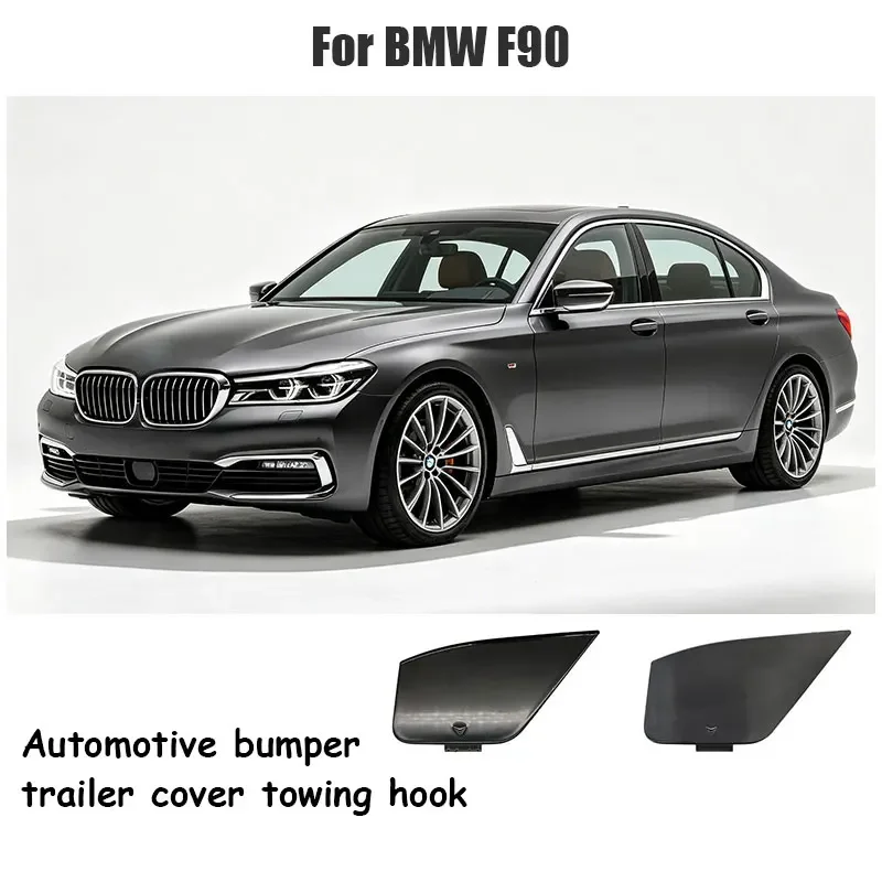 For BMW F90 LCI M5 2021-2023 Car Rear Bumper Tow Hook Cover Cap Accessory Replacement