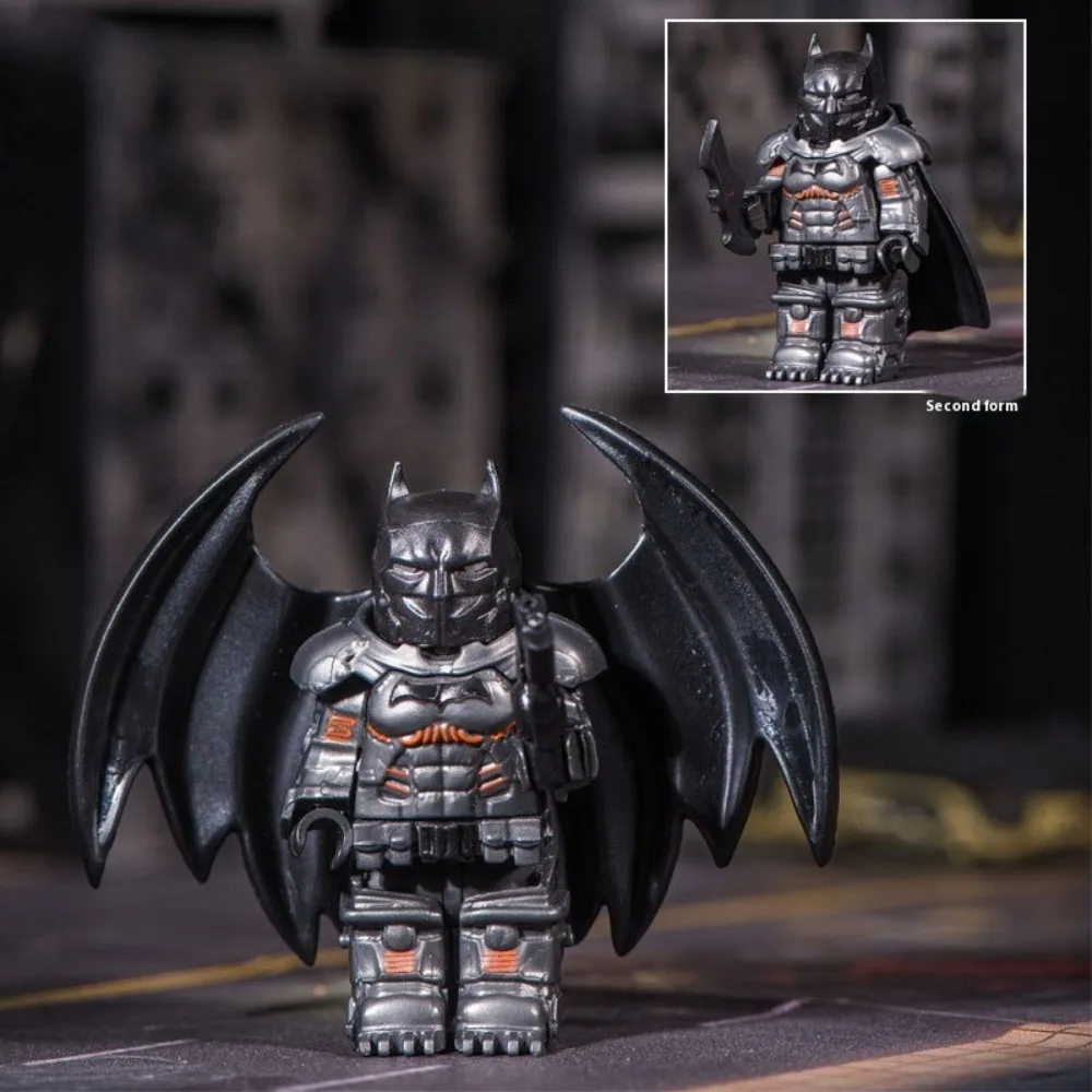 

Костюм Бэтмена XE из ориджеев Arkham ‌ Фигурка Лиги Справедливости Hellbat, прицельные строительные блоки, модель, коллекция, подарочные игрушки
