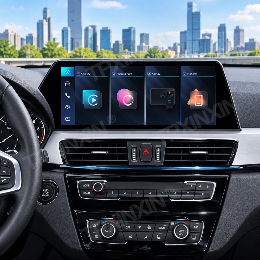 Blade Screen Linux System Car Radio For BMW X1 F48 F49 2016 2017 Wireless CarPlay Android Auto GPS Navigation Multimedia Player