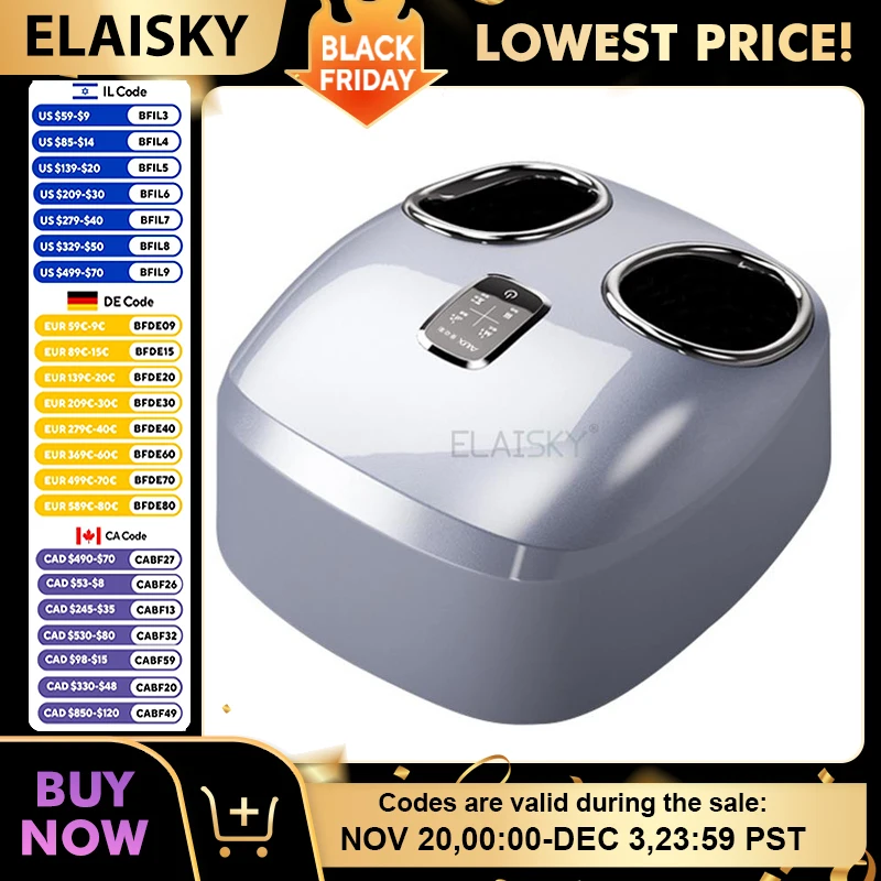 

Electric Foot Massager Machine For Parents Therapy Shiatsu Kneading Roller Feet Massage Muscle Relax Pain Relief Foot Care Spa