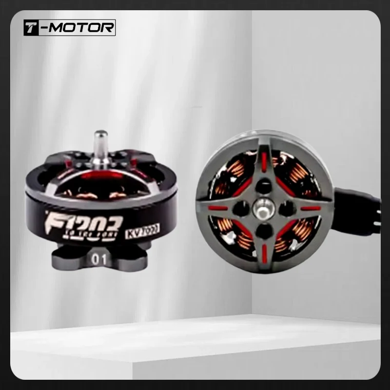 

T-Motor F1203 7000kv 2-3S Lipo Ультралегкий бесщеточный двигатель с валом 1,5 мм, подходит для RC FPV 2/2,5/3 дюйма Free Travel Speed Drone