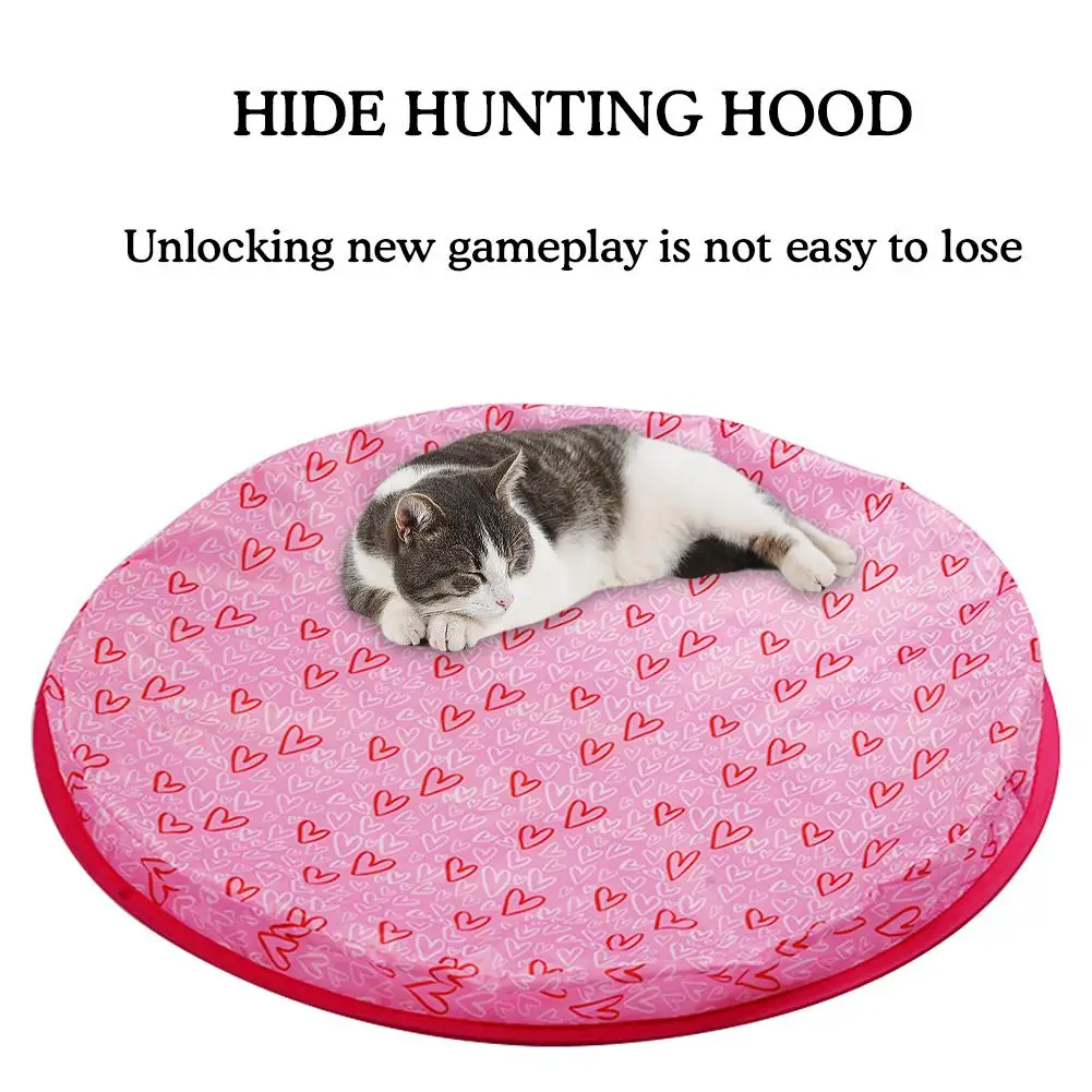 

2024 New Pink Simulated Interactive Hunting Toy Hide 1pcs Pet Relieve Boredom Hunting Indulgence To Relaxation Hood Sel J7t7