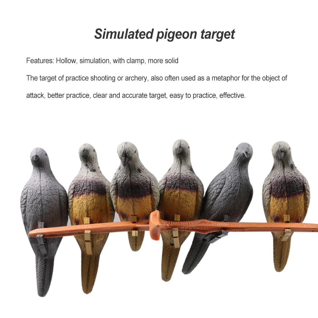 Tauben Ziel Handwerkskunst Stabile Struktur Training Prop Schießen Liefert Schleuder Üben Ziele Simulierte Markierung