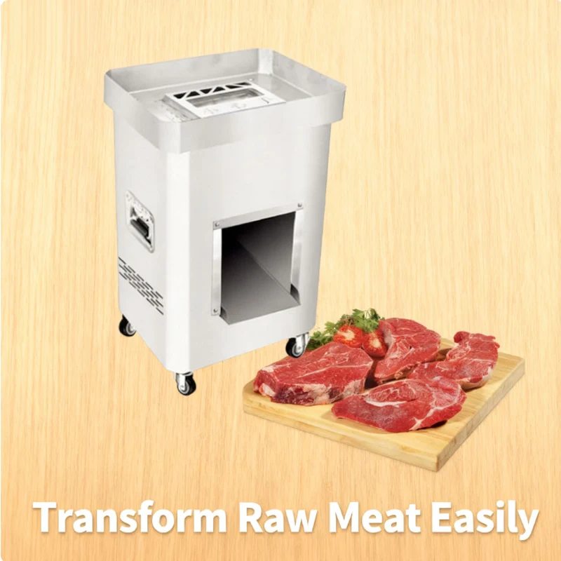 Cortadora de carne comercial de alta potencia, trituradora de verduras eléctrica doméstica, máquina cortadora multifuncional para triturar carne picada