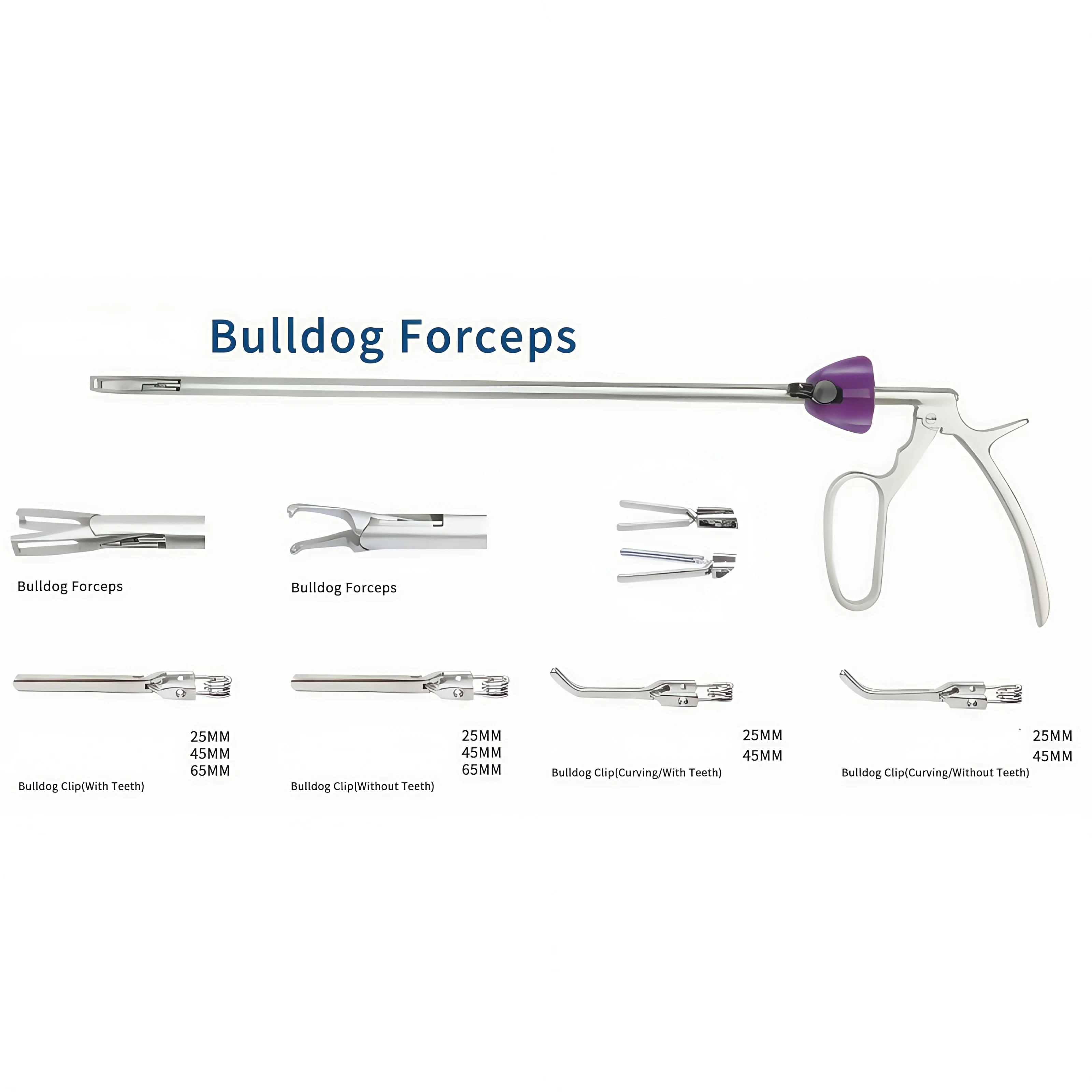2026 New Manual Laparoscopic Arteriovenous Forceps For Cattle Dogs Reusable 5mm-10mm Bovine Canine Tools