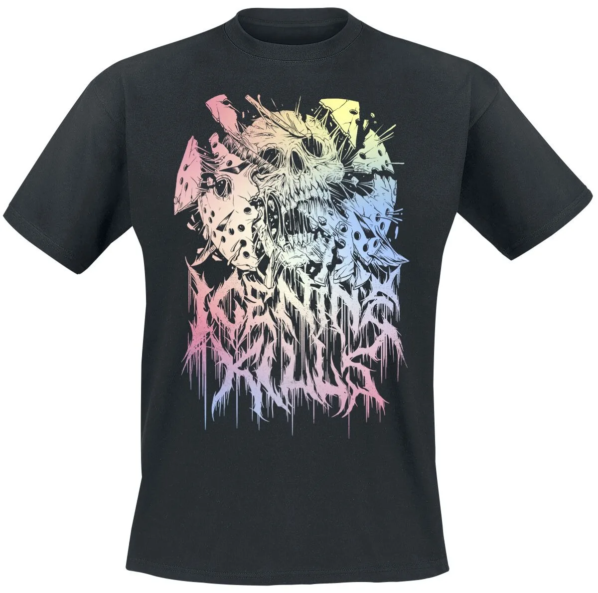 Ice Nine Kills Grim Reaper Unisex Cotton T-shirt Death Metal Print Horror Band Casual Tee