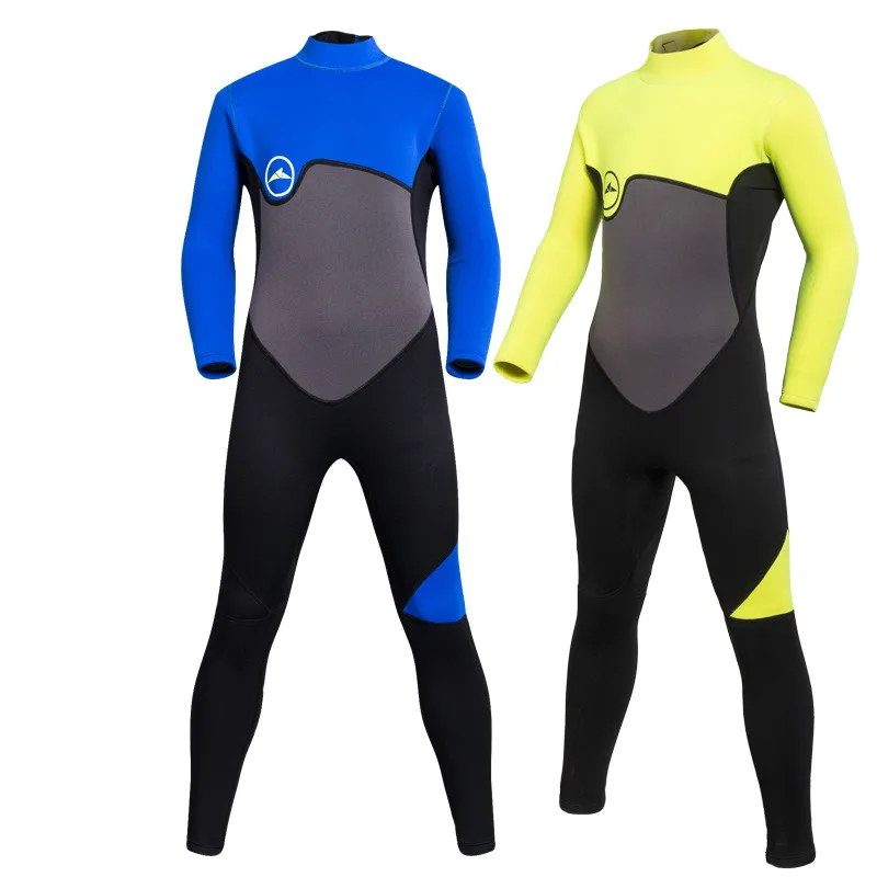 

2MM Long Neoprene Kids Surfing Wetsuit Girls Boys Anti UV Jellyfish Snorkeling Full Wetsuits Scuba Diving Suit Scuba Diving