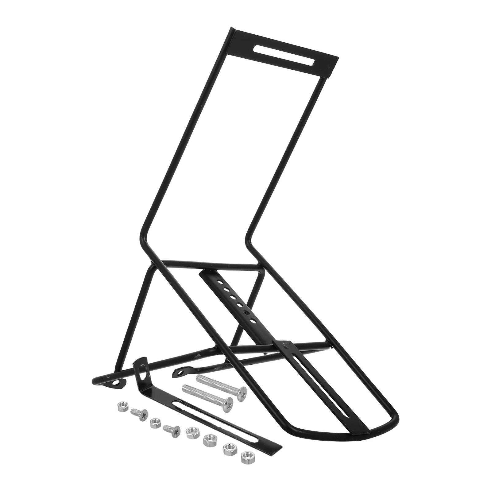 

1set Aluminum Front Bike Rack Universal Adjustable Cargo Luggage Rack For Mountain Road Hybrid Bikes High Load Capacity Durable