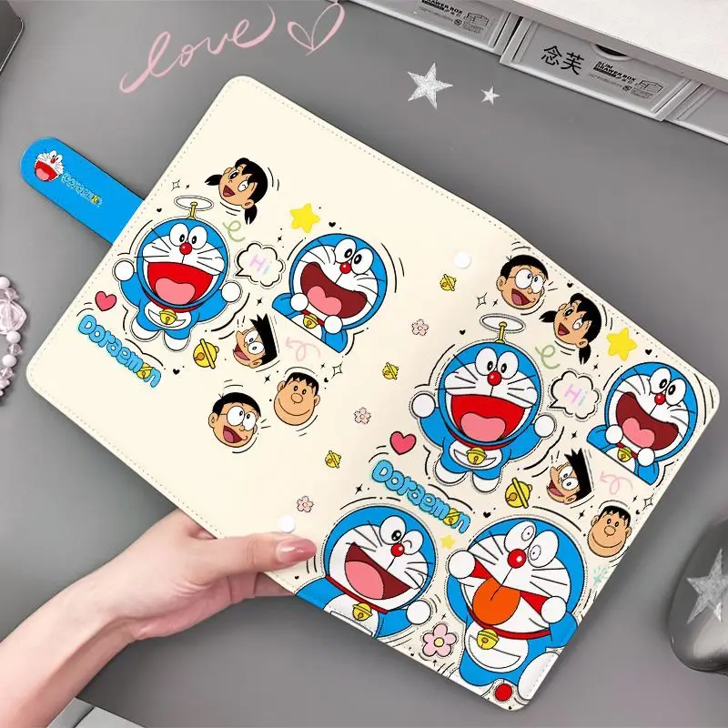 Anime Doraemon Pu Cortex Four-Grid 3-Inch Photo Storage Card Booklet Star Polaroid Photo Storage Book Classmate's Birthday Gift