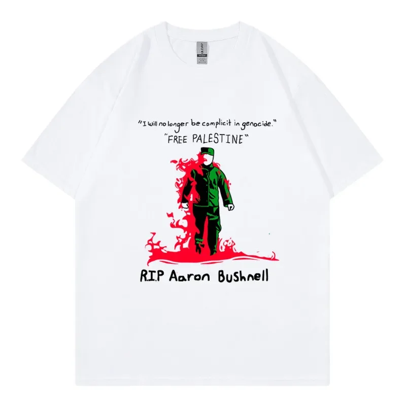 Camiseta informal a la moda para hombre y mujer, Tops de Hip Hop para niños, camiseta estampada para niños y niñas, Tops WK001 de Aaron Bushnell