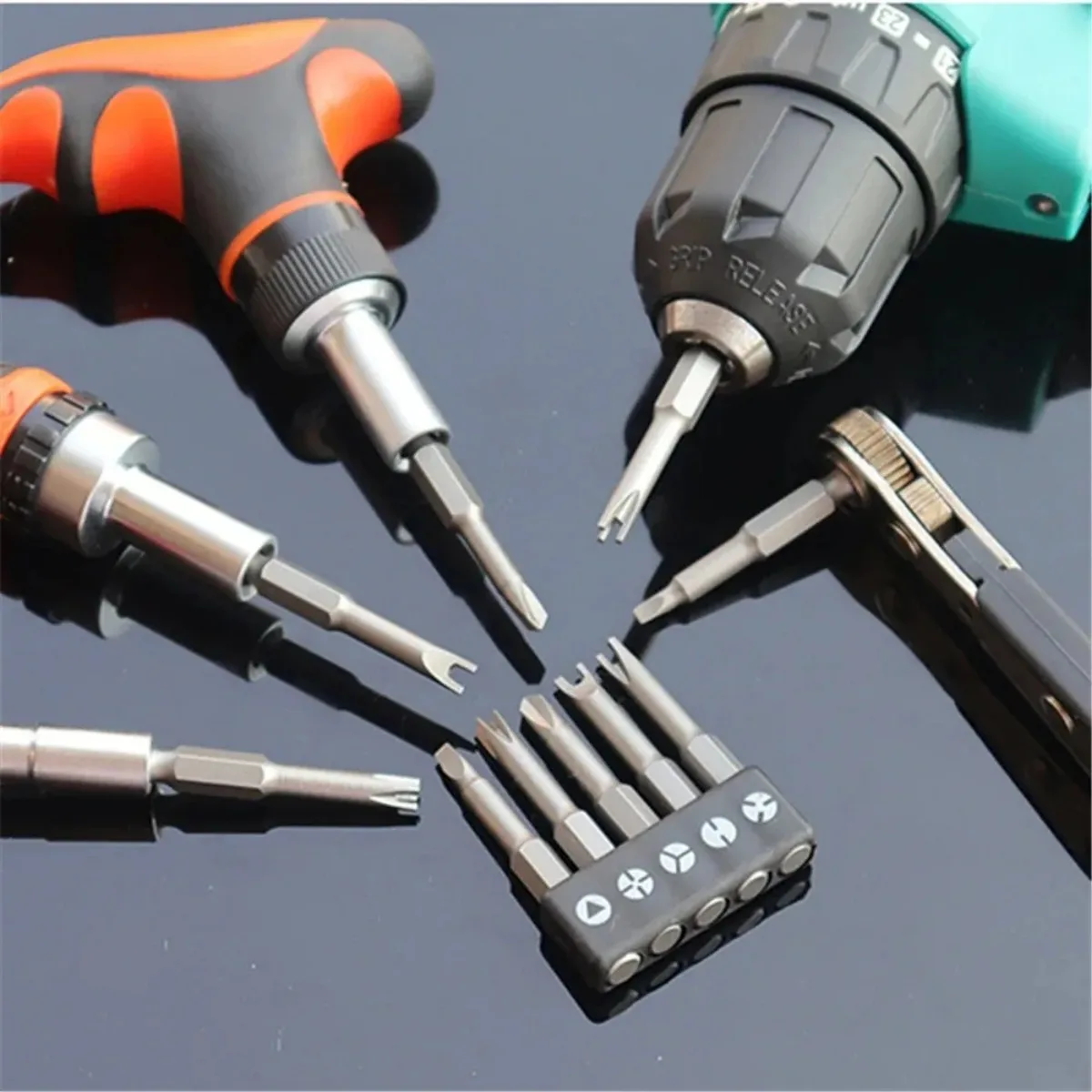 Special shaped Screwdriver 5/7/13Pcs 50mm U-shaped Y-Type Triangle Inner Cross Three Points Screwdriver Bit Maintenance Tool