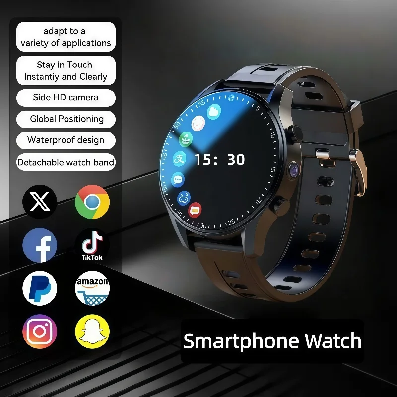 

A7 Smart Watch Men GPS 16G/64G ROM Storage HD Dual Camera NFC 4G 5G SIM Card WIFI Wireless Fast Internet Access
