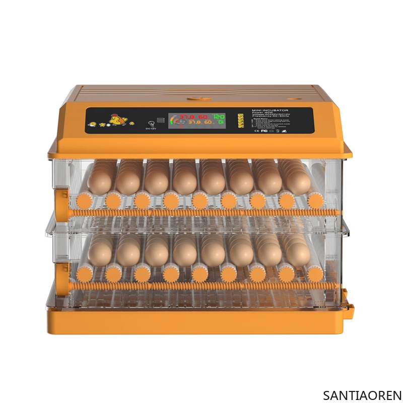 

128 Egg Incubator Hatching Machine Poultry Mini Egg Incubator for Hatching Eggs