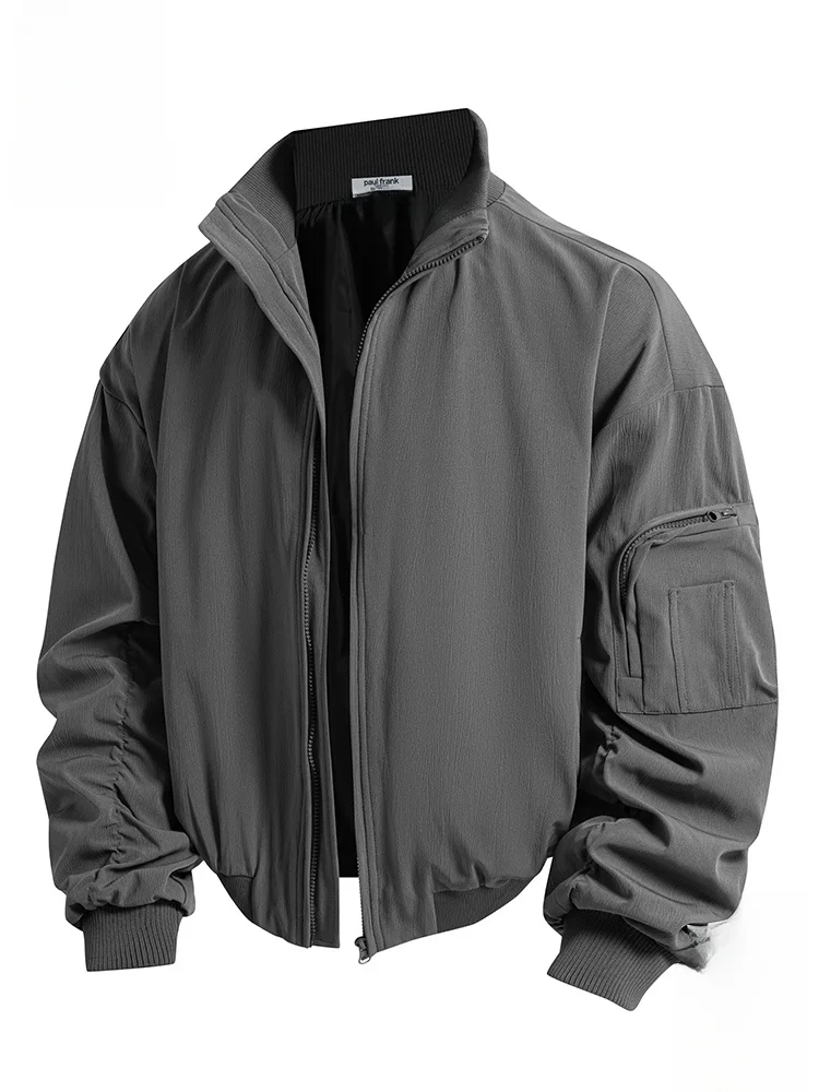 

PaulFrank American Sle Workwear Jaet Men's ort Collar Casual ort Coat Large Mouth Monkey Autumn High Sensation Cool