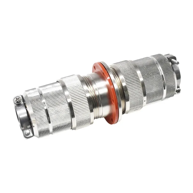 MX23 Hermetic Sealed Circular Connector Glass Sintered Stainless Steel Vacuum Aviation Plug 4/8/12/19 Pin Flange Socket