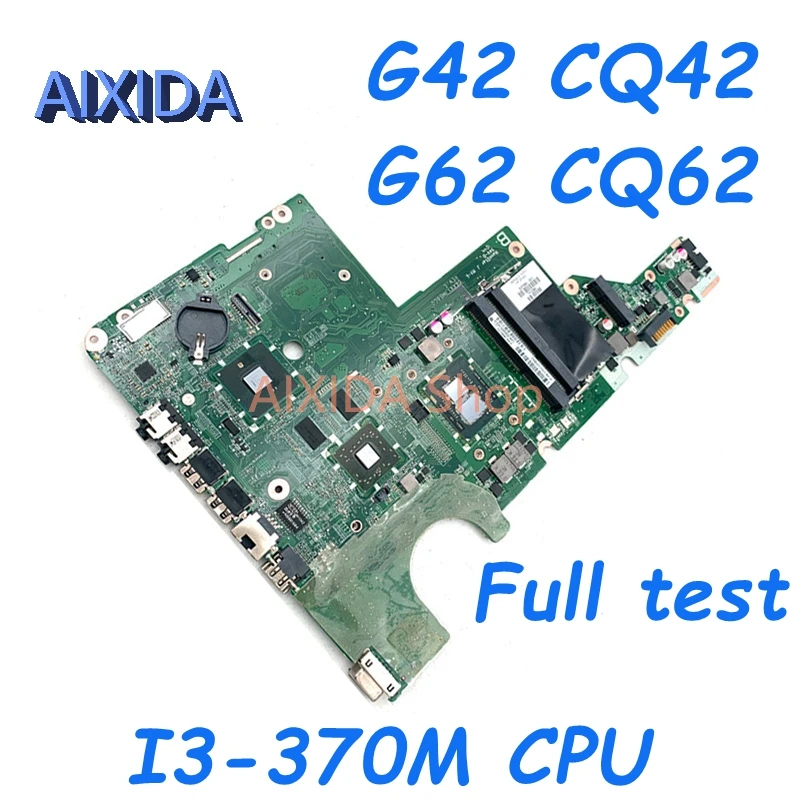 

AIXIDA DAXX1JMB8C0 637584-001 For HP G42 CQ42 G62 CQ62 Laptop Motherboard With I3-370M HM55 512MB GPU Mainboard full tested