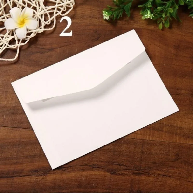 10 Pcs Black White Kraft Paper Envelopes Blank Paper Vintage European Style for Card Postcard Gift Korean Stationery Papel