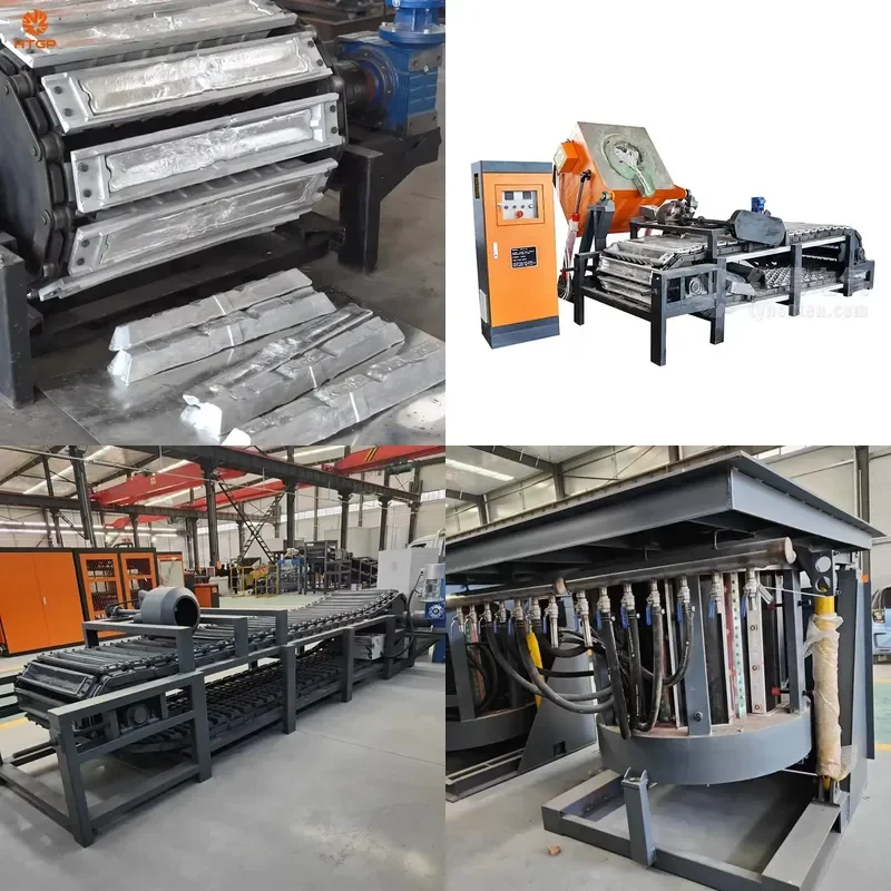 2026 Hot Aluminum Ingot Oven Automatic Melting Furnace Casting Equipment Recycling Machine Aluminium Production Line