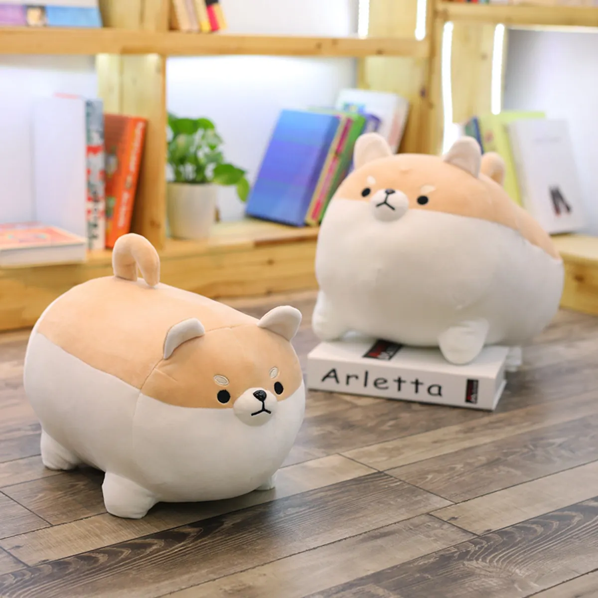 30CM Cute Fat Shiba Inu Dog Plush Toy Stuffed Soft Animal Pillow Cushion For  Birthday Xmas Gifts