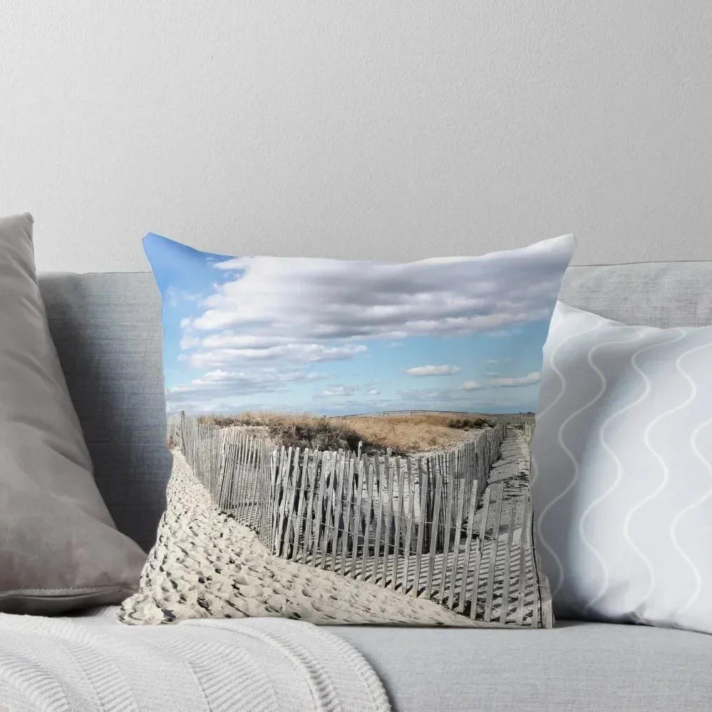 

Duxbury Beach Entrance Throw Pillow Cushion Covers For Living Room Custom Cushion pillowcases for sofa cushions pillow