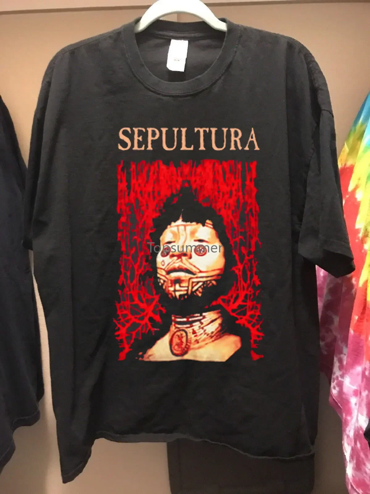 New Rare Vintage 1996 Sepultura Roots Shirt Reprint Top Limmited Edition T-Shirts