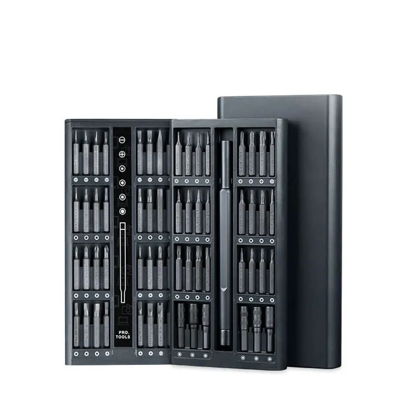 Imagem -02 - Conjunto de Chave de Fenda Magnética Kit Bits Precisão para Xiaomi 63 24 em Kit Chave de Fenda Elétrica Ferramentas Reparação Letienj