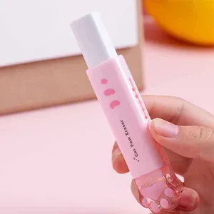 Cat Glack Push-Pull Eraser Pencil, Designed for Easy Use, Student Office Material, Beautiful 8 Main Sales School Rubbers - №3