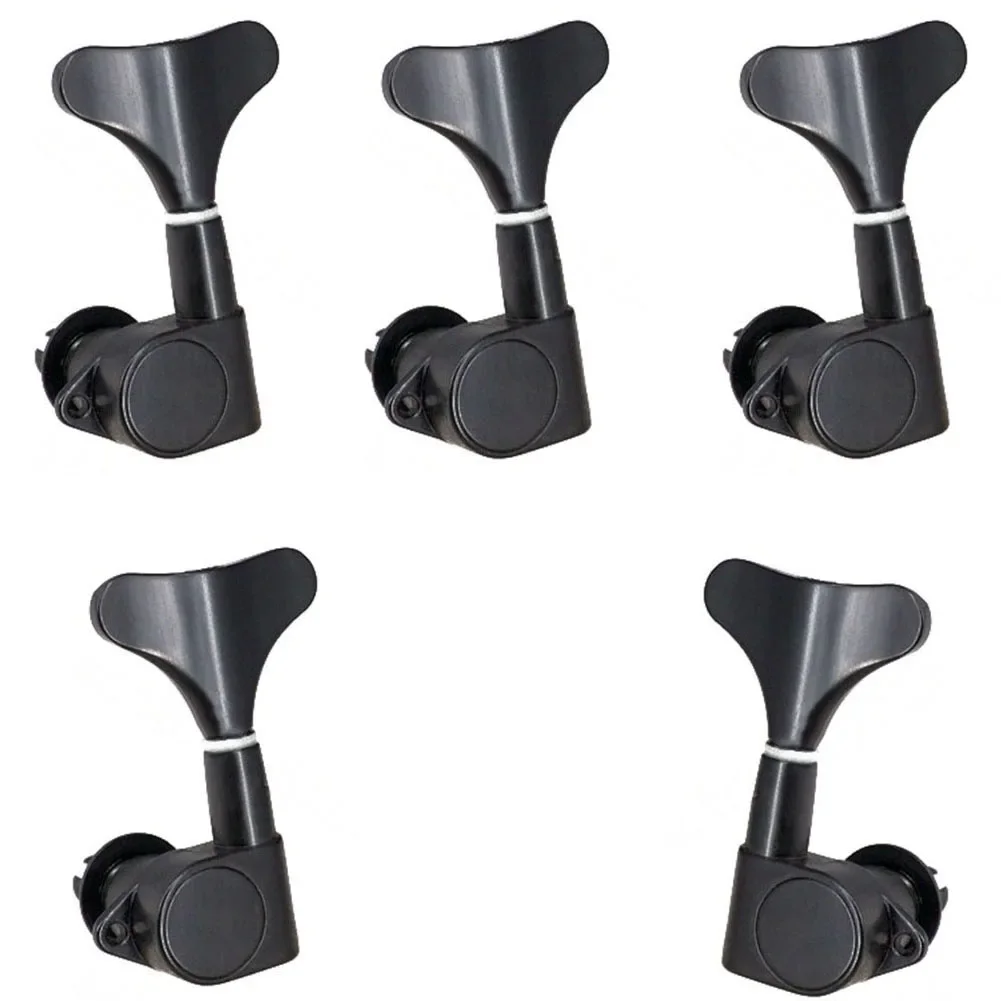 5pcs Bass Tuning Pegs Bass Heavy Duty Internal Gear Sealed Machine Heads Electric Guitar Accessories For Machine Heads Peg