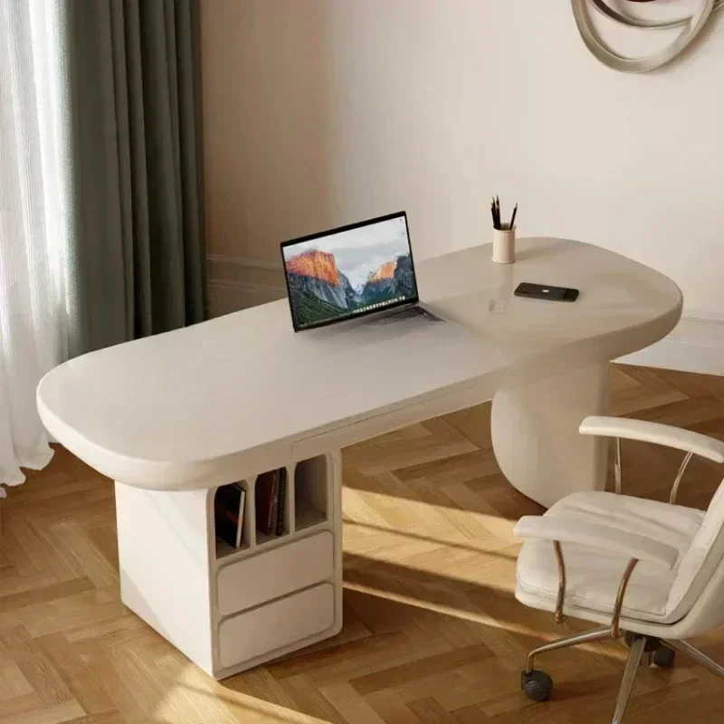 

French Write Office Desks Modern Study Simplicity Household Office Desks Design Desktop Mesa Escritorio Working Equipment QF50OD
