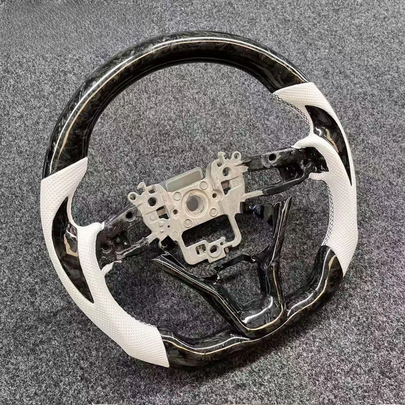 For Honda New City Modified Forged Carbon Fiber Blade Patch Steering Wheel With Steering Wheel Horn Cover