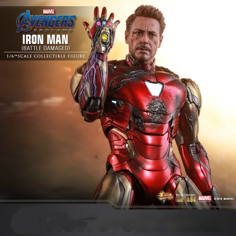 

Marvel High-Quality Avengers 4 Iron Man MARK85 War Worn Version 1:6 Alloy Action Figure Model Premium Quality Collectible Toy